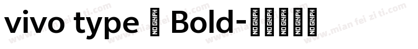 vivo type 简 Bold字体转换